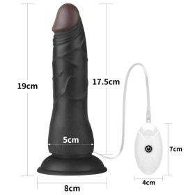 Crni Strap On sa vibracijom- LVTOY00761-3